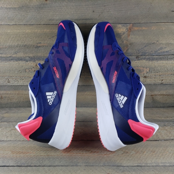 adidas Men's Adizero Adios 6 M Breathable Running Shoes Legacy Indigo - Picture 7 of 11